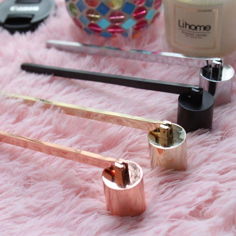 YESON Black Candle Snuffer Stainless Steel Polished Candle Snuffer - Image 5